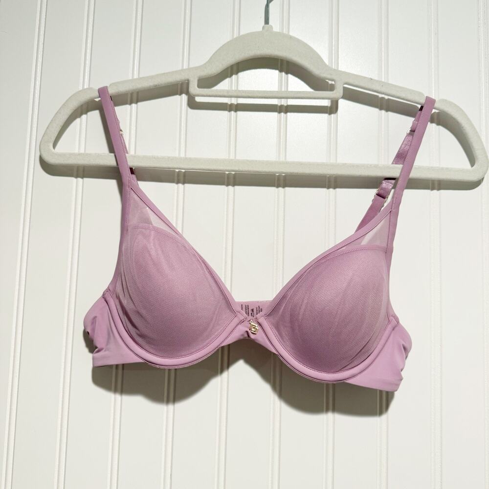 Third Love Classic Plunge Bra Orchid Purple Size 34A 1/2